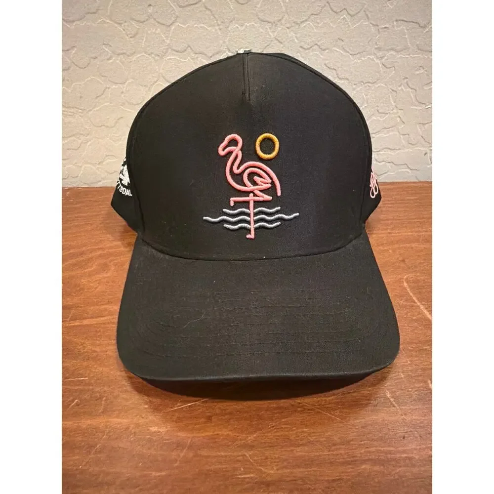 Waggle Golf Snapback Hat Navy Blue Performance Rope Style Adjustable Cap